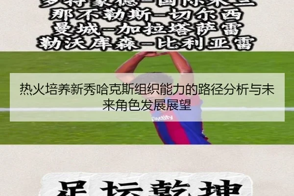 热火培养新秀哈克斯组织能力的路径分析与未来角色发展展望